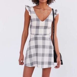 Open Back Gingham Sundress - Native Youth - Urban Outfitters UO -XS
